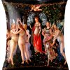 Renaissance Art Throw Pillow Polyester Decor Home Accent-0