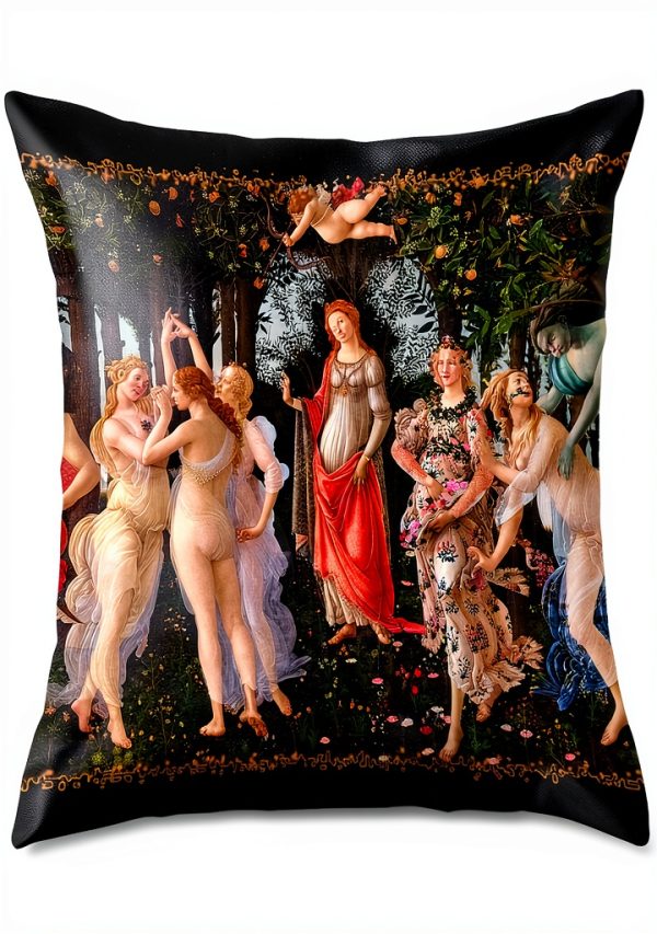 Renaissance Art Throw Pillow Polyester Decor Home Accent-0