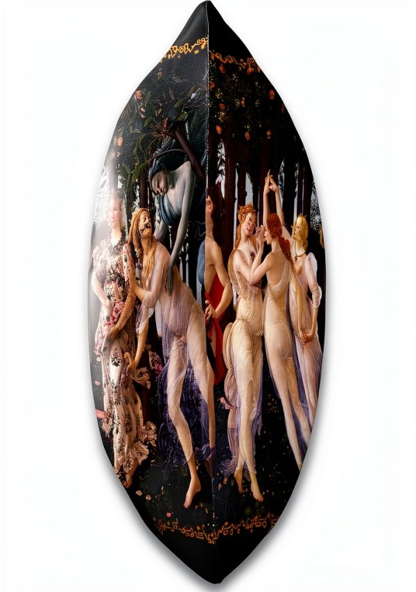 Renaissance Art Throw Pillow Polyester Decor Home Accent-1