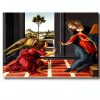 LIFENG Botticelli Annunciation Canvas Wall Art Framed Print-3