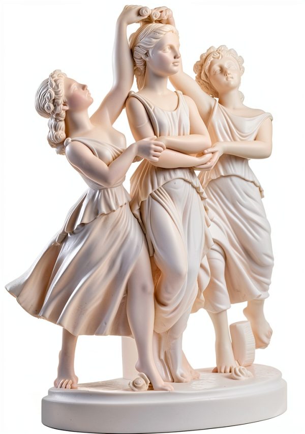 Beautiful Greek Statues Alabaster Religious Safety Decor-7