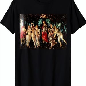 Botticelli T Shirt Mens Lightweight Classic Fit Art-0