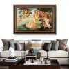INVIN ART Canvas Print Framed Embossed Home Decor Wall Art-2