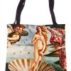 Venus Tote Bag Renaissance Art Design Lightweight Durable-0