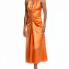 Halter Neck Dress Womens Fitted Design True Size-0