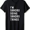 Being Sandro Mens Lightweight Classic Fit T-Shirt-0