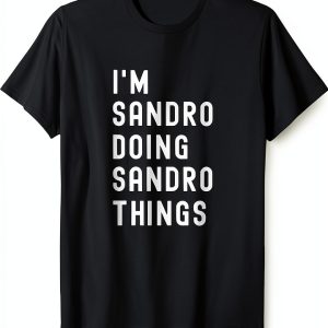 Being Sandro Mens Lightweight Classic Fit T-Shirt-0