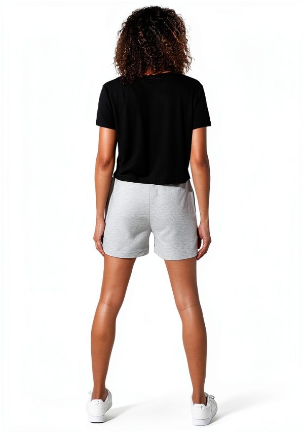 Sandro Botticelli Womens Crop Top Cotton Graphic Tee-1