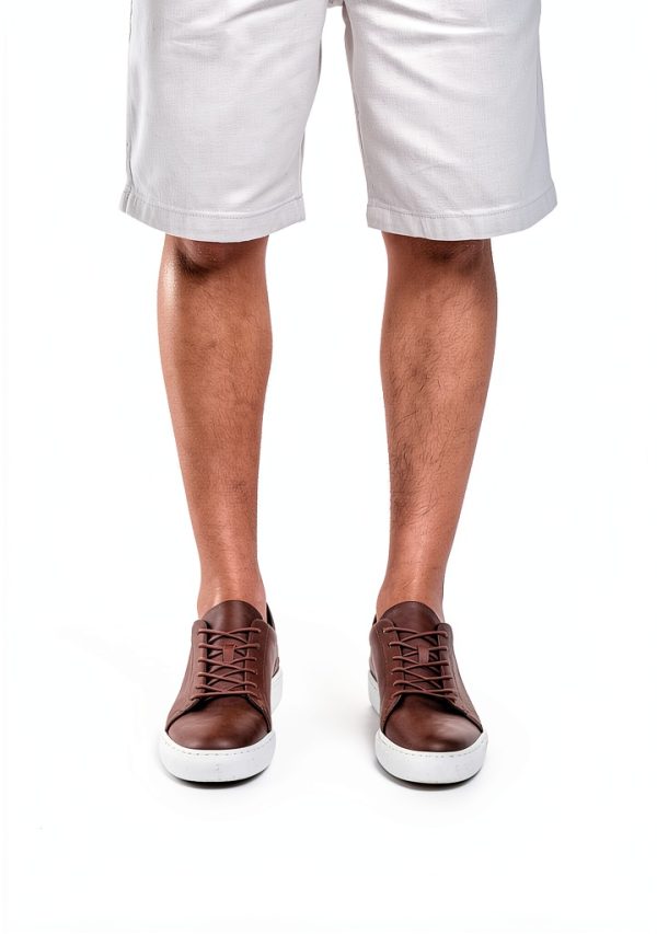 NAE Vegan Shoes Brown Mens Sustainable Footwear-1