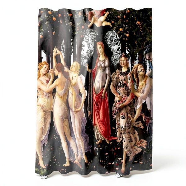 White Blackout Shower Curtain Waterproof CafePress Modern-2