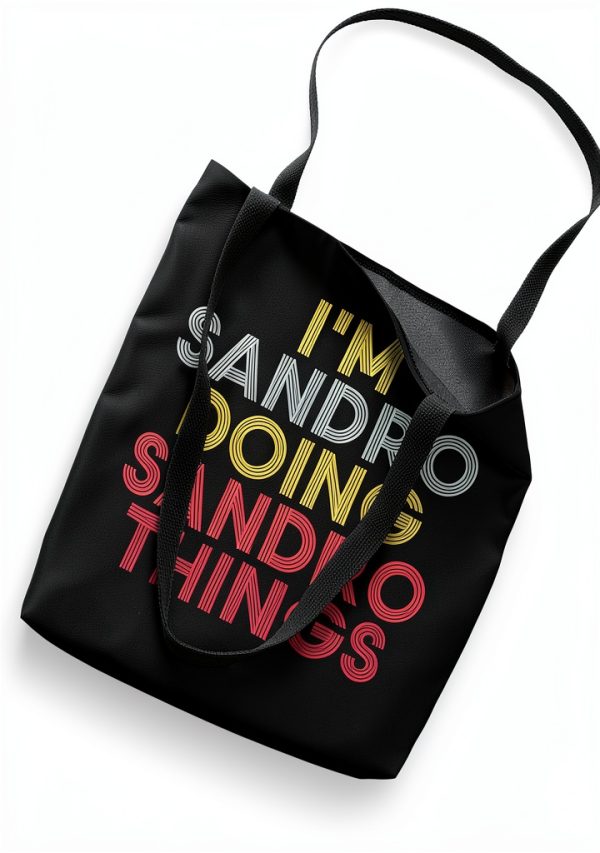 Sandro Personalized Tote Bag 16 Inches Lightweight Durable-1