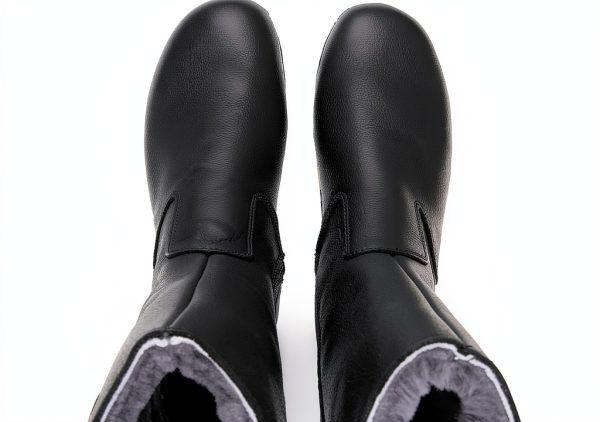 Woody Mens Willow Wood Sole Shoes Black Olivia Sizes-3