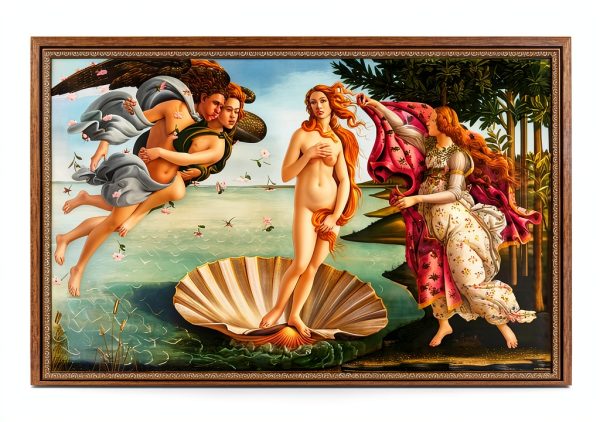 INVIN ART Canvas Print Framed Embossed Home Decor Wall Art-0
