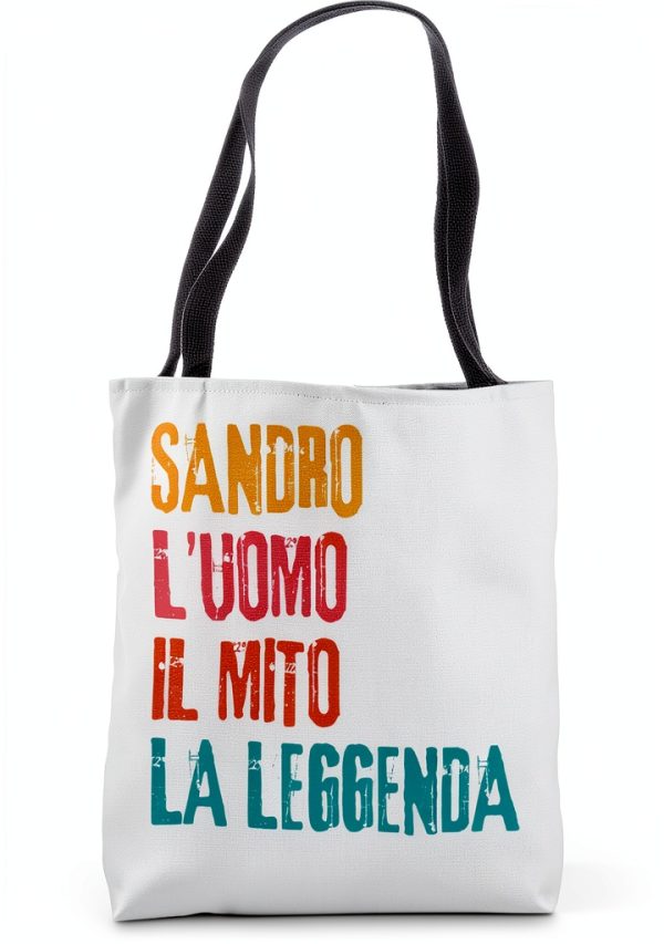 Sandro Personalized Tote Bag 16 Inch Lightweight Durable-0
