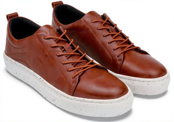 NAE Vegan Shoes Brown Mens Sustainable Footwear-2