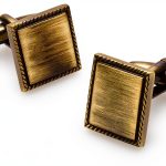 OTAA Mens Cufflinks Set Rhodium Sterling Elegant Design-0