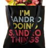 Sandro Personalized Tote Bag 16 Inches Lightweight Durable-3