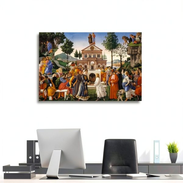 Pavo Canvas Wall Art Modern Style Home Office Decor Frame-2