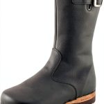 Woody Mens Willow Wood Sole Shoes Black Olivia Sizes-0