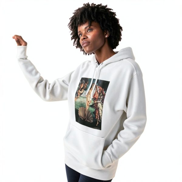 3dRose Womens Hoodie Premium Cotton Fleece Lined-5