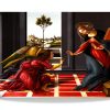 LIFENG Botticelli Annunciation Canvas Wall Art Framed Print-5