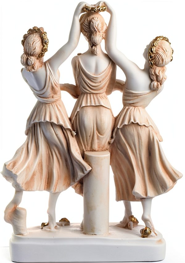 Alabaster Greek Statue Home Decor Handmade in Greece-4