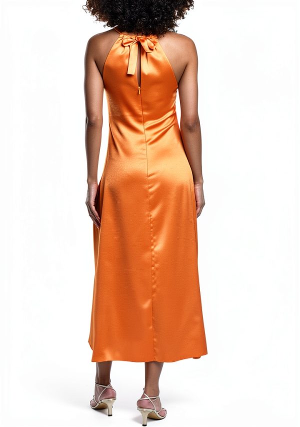 Halter Neck Dress Womens Fitted Design True Size-1