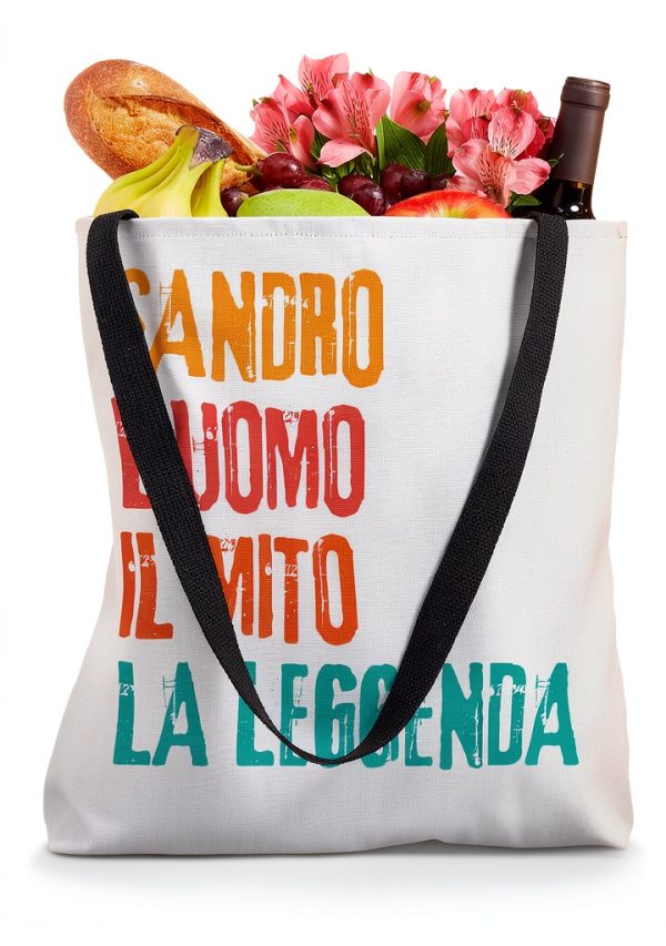 Sandro Personalized Tote Bag 16 Inch Lightweight Durable-3