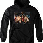 Popfunk Youth Hoodie Sandro Botticelli Design Boys Girls-0