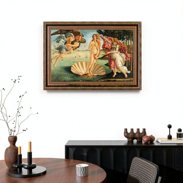 INVIN ART Canvas Print Framed Embossed Home Decor Wall Art-3