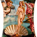 The Birth of Venus Art Throw Pillow 18x18 Great Art-0
