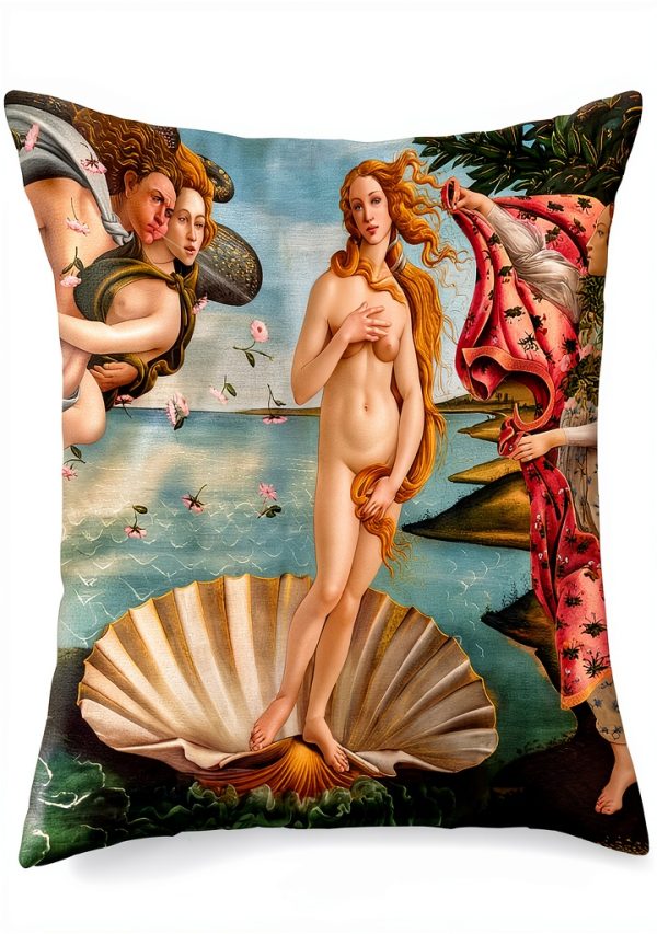 The Birth of Venus Art Throw Pillow 18x18 Great Art-0