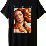 Botticelli Venus T-Shirt Twisted City Art Fit-0