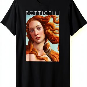 Botticelli Venus T-Shirt Twisted City Art Fit-0
