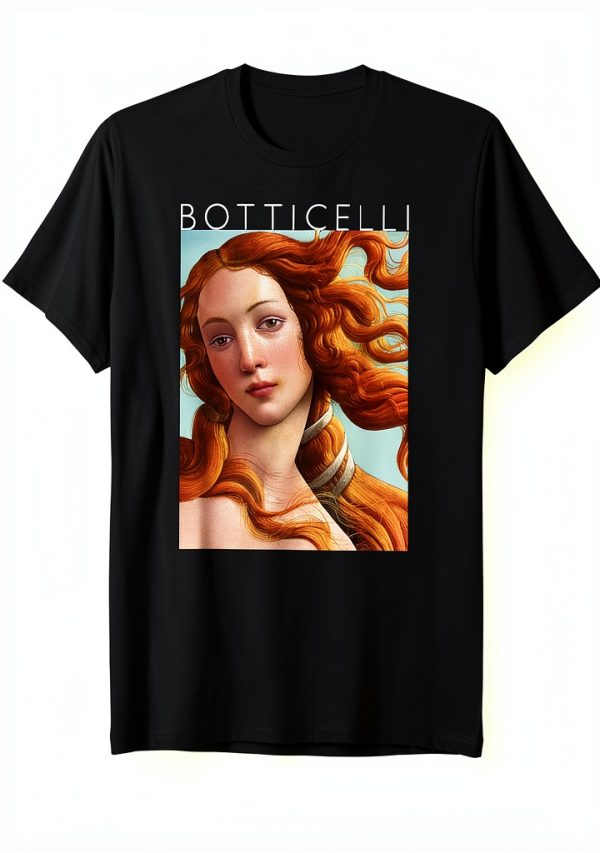 Botticelli Venus T-Shirt Twisted City Art Fit-0