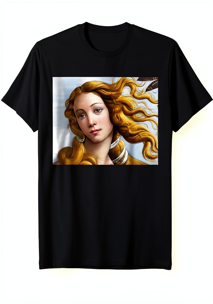 Botticelli inspired t-shirt for men
