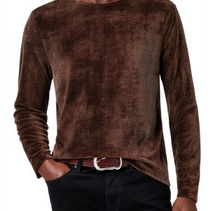 John Varvatos Men's Dark Brown T-Shirt-0