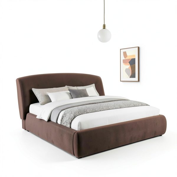 Meridian Furniture Twin Bed Frame Brown-1