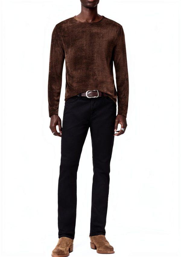 John Varvatos Men's Dark Brown T-Shirt-4