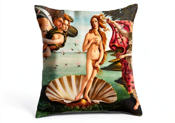 The Birth of Venus Art Throw Pillow 18x18 Great Art-3