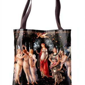 MerchTemplate 16" Renaissance Canvas Tote Bag Double‑Stitched Bottom-0
