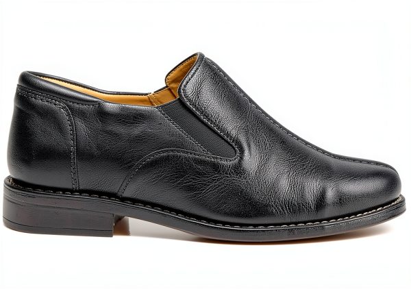Men's Leather Loafer Sandro Moscoloni Tampa Black Size 7.5-3