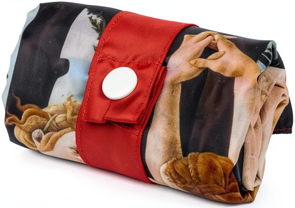 LOQI Reusable Grocery Bag with Zip Pouch – Water‑Resistant Polyester,-2