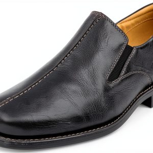 Men's Leather Loafer Sandro Moscoloni Tampa Black Size 7.5-0